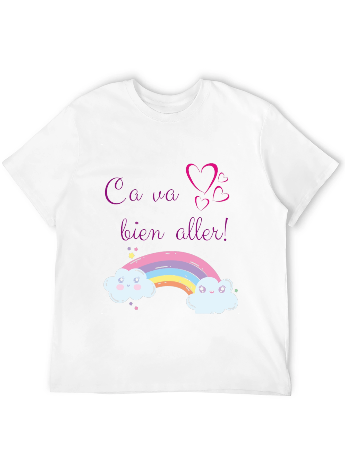Rainbow Ca Va Bien Aller Graphic Tee
