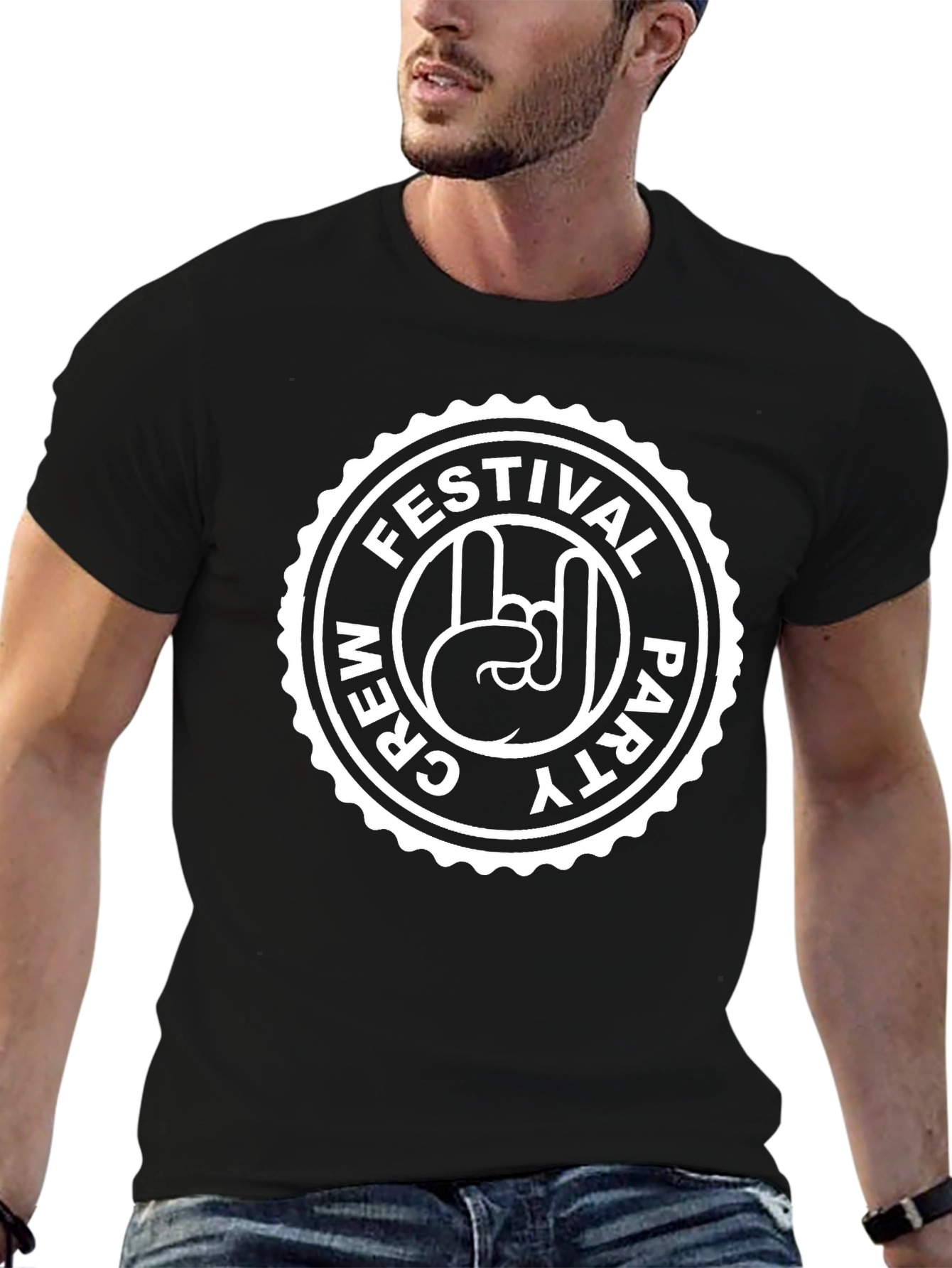Festival Crew Party Graphic T-Shirt