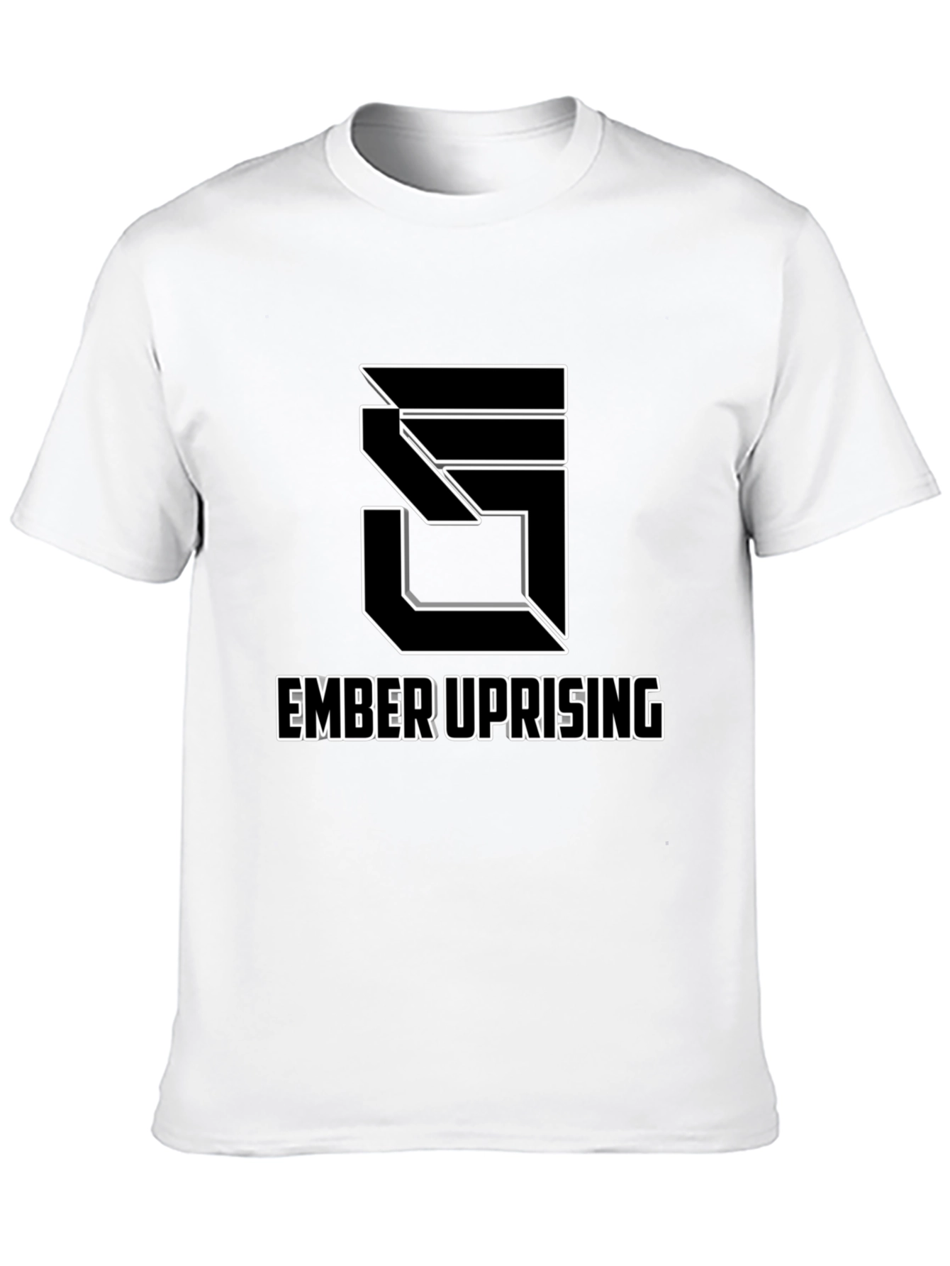 Ember Uprising Graphic Tee - Modern Black T-Shirt