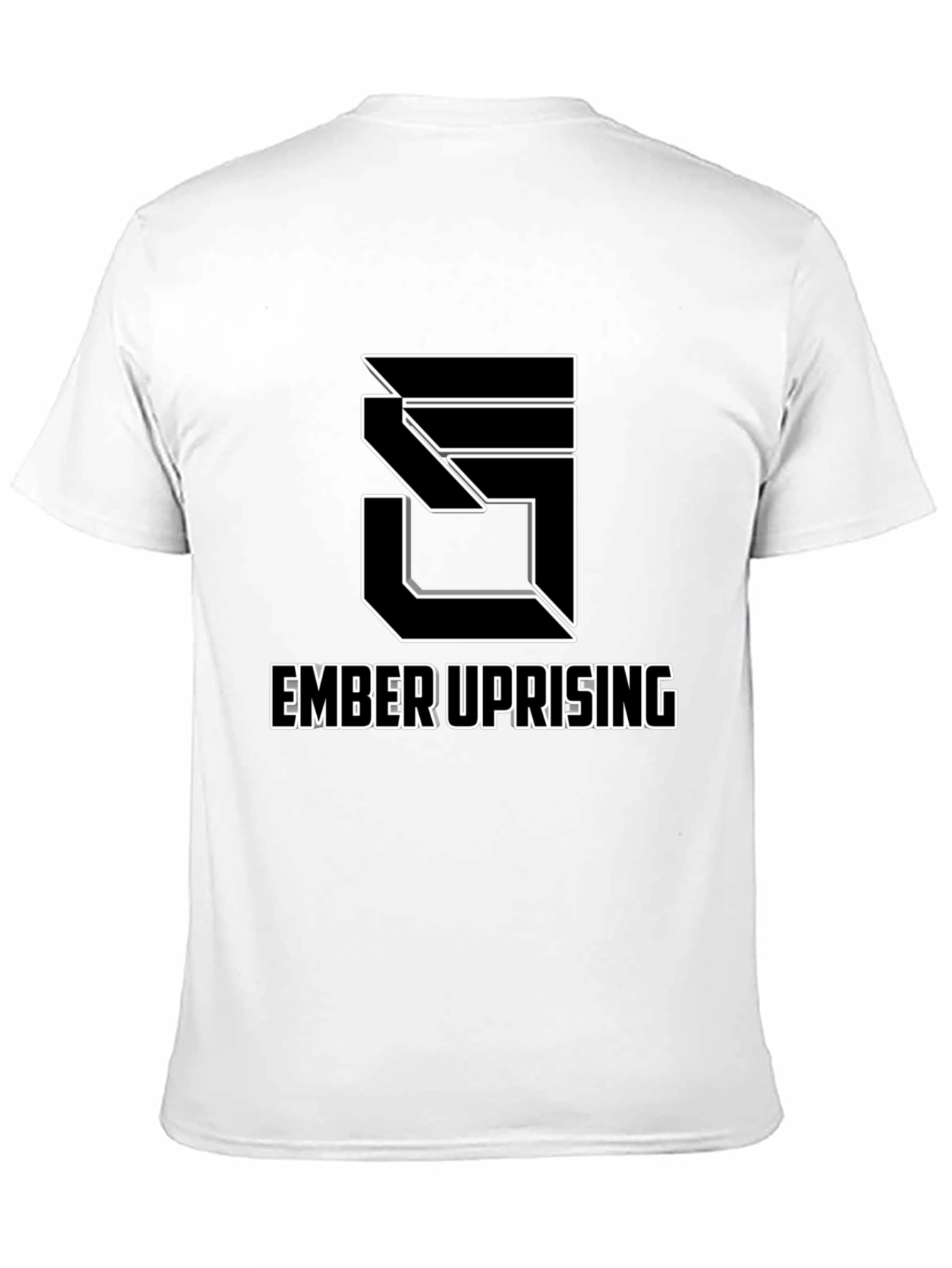 Ember Uprising Graphic Tee - Modern Black T-Shirt