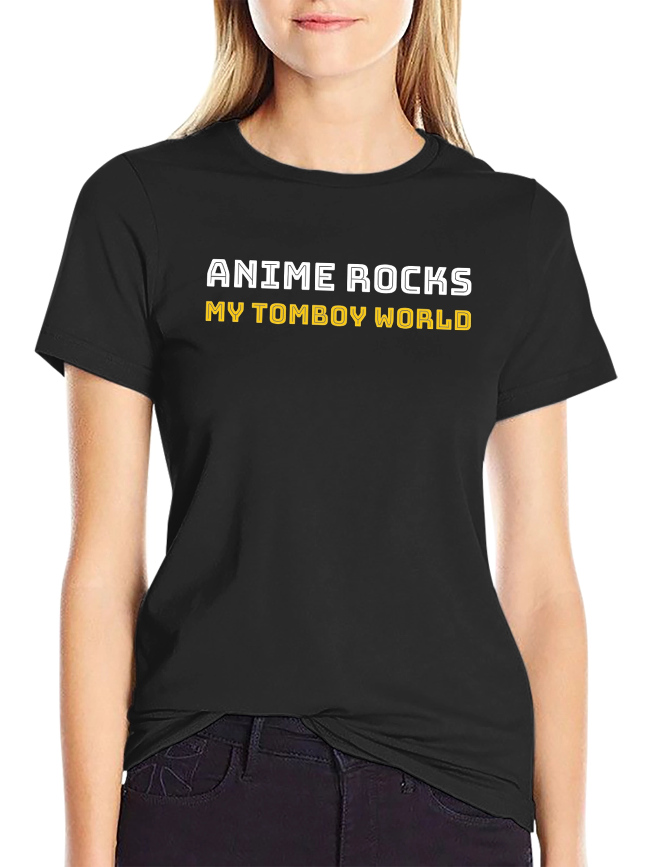 Anime Rocks My Tomboy World Graphic Tee
