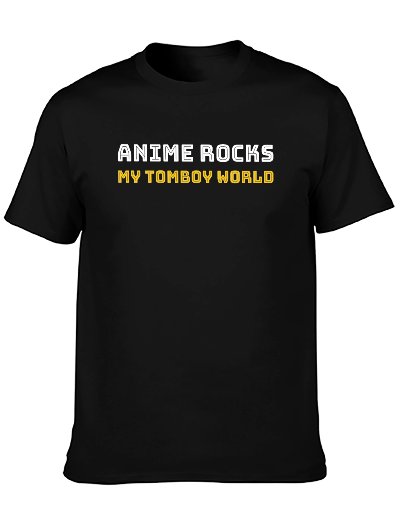 Anime Rocks My Tomboy World Graphic Tee