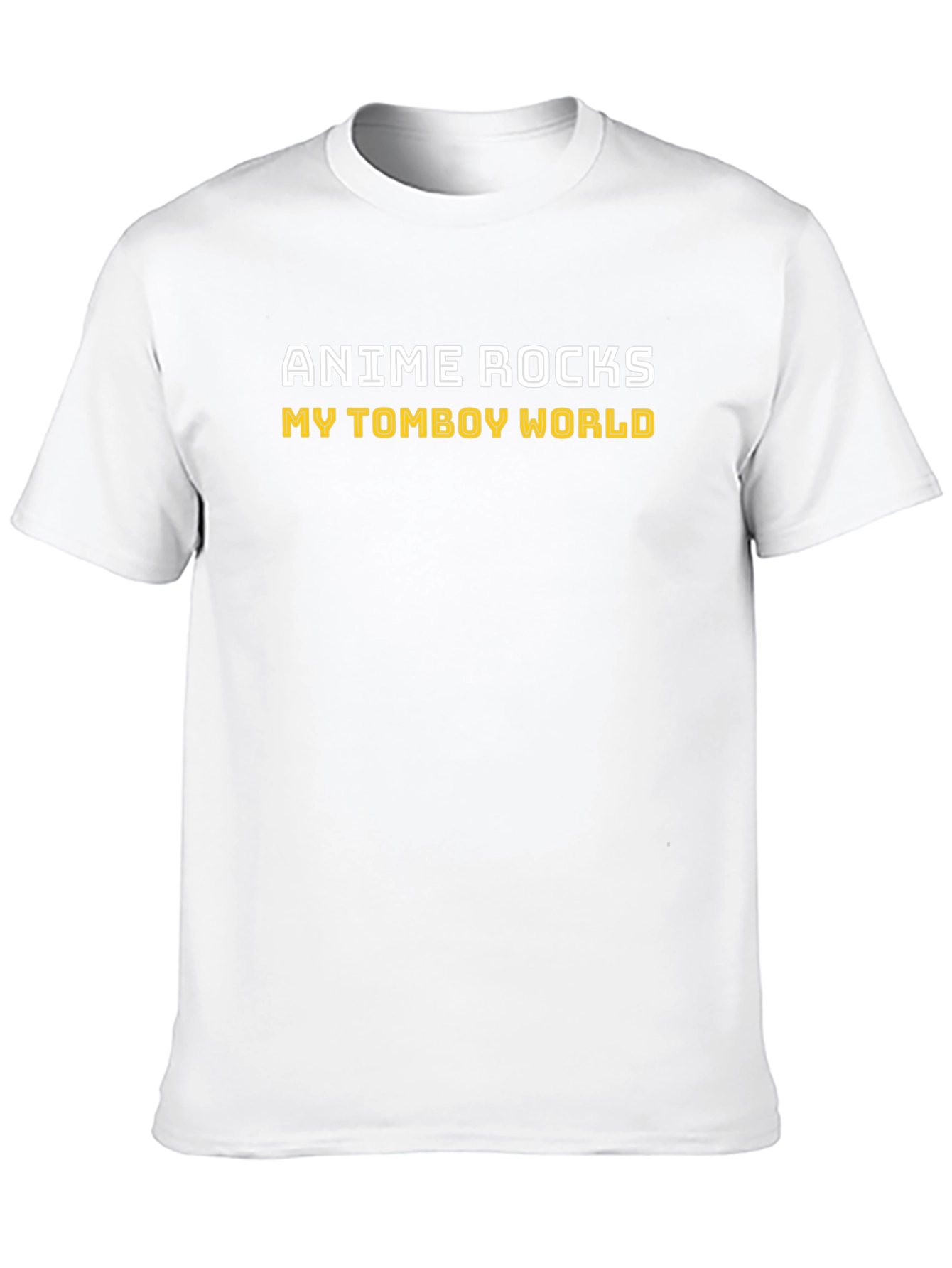 Anime Rocks My Tomboy World Graphic Tee