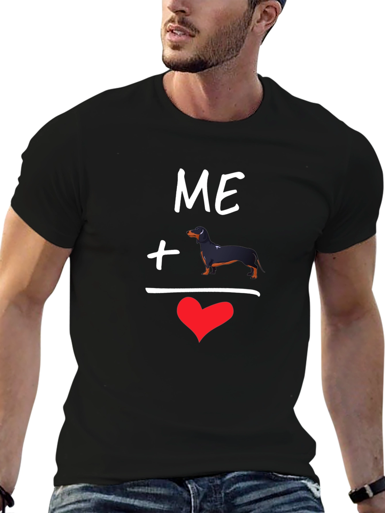 Me Plus Dachshund Love T-Shirt