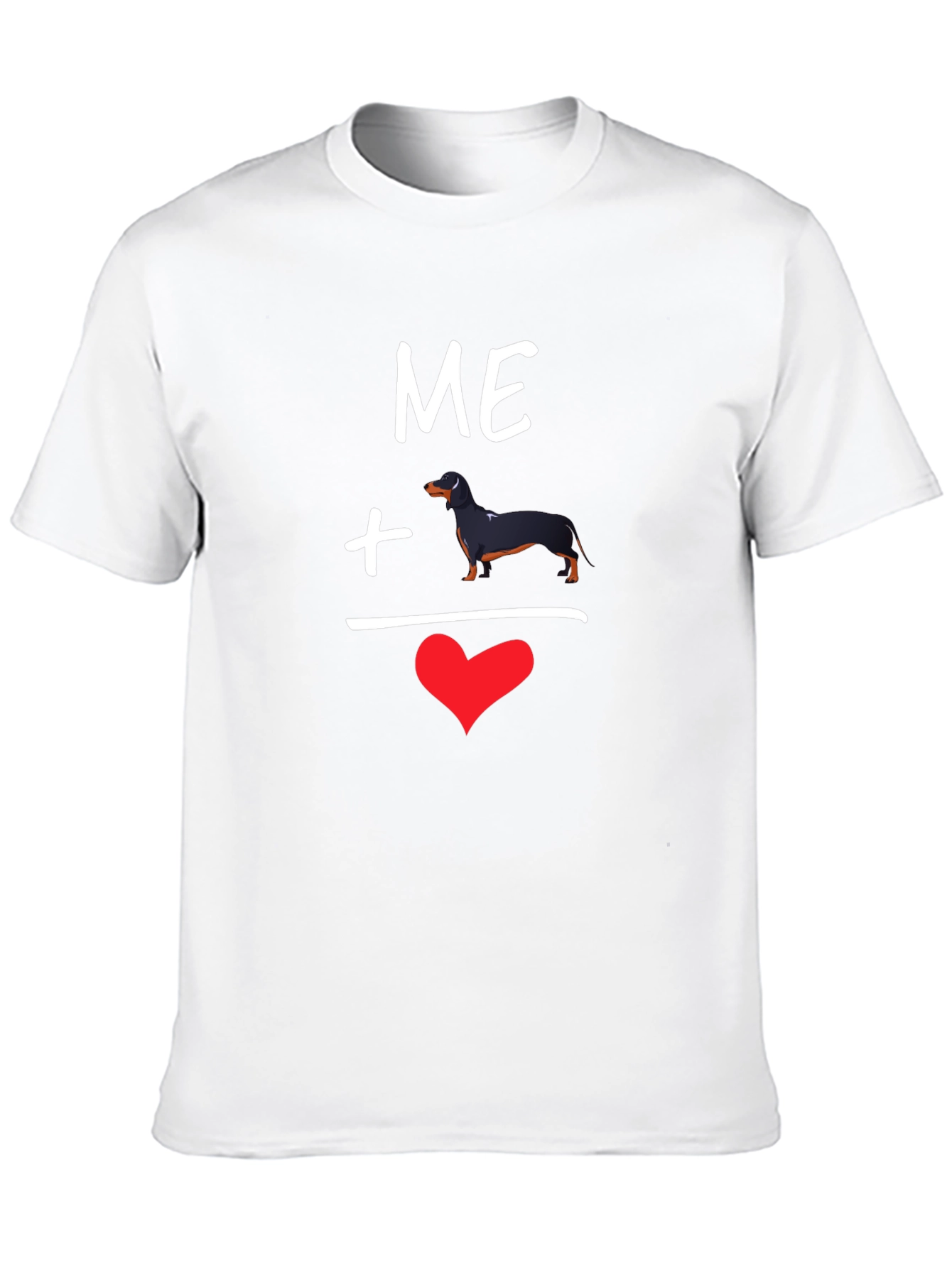 Me Plus Dachshund Love T-Shirt