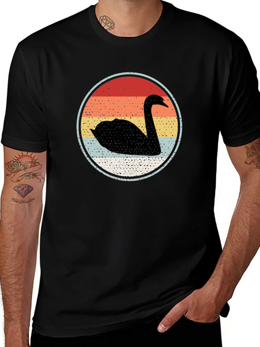 Retro Swan Graphic Tee