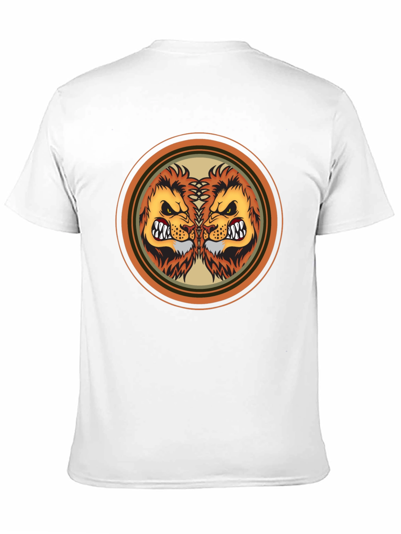 Lion Double Vision Graphic Tee - Fierce Style