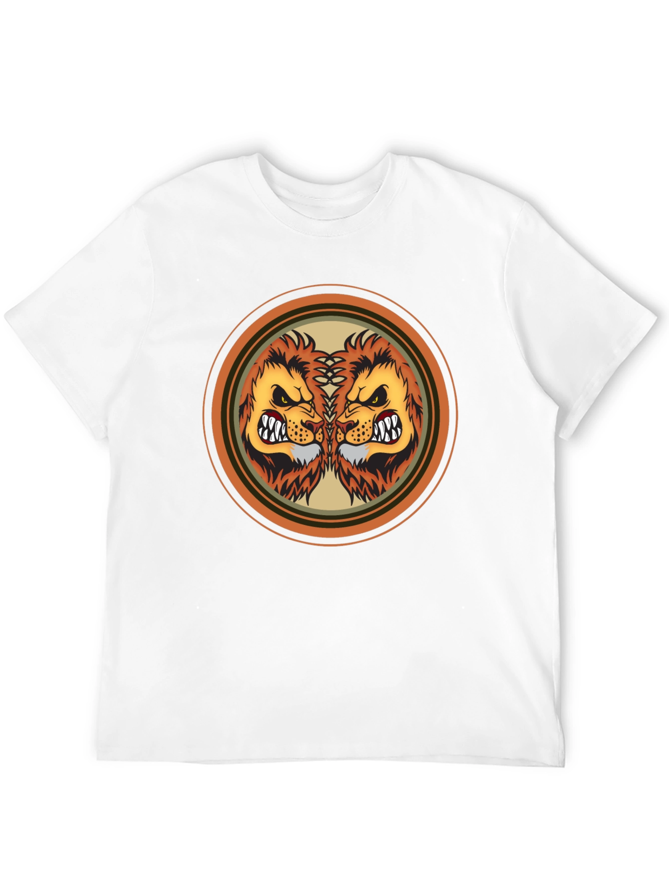 Lion Double Vision Graphic Tee - Fierce Style