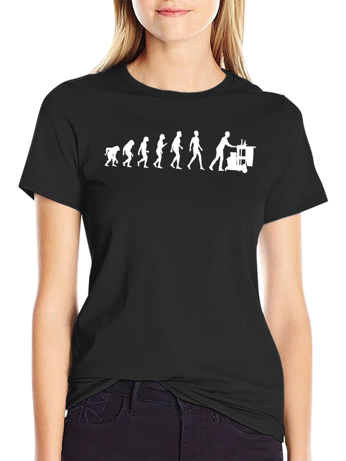 Evolution Bartender Humor Graphic Tee