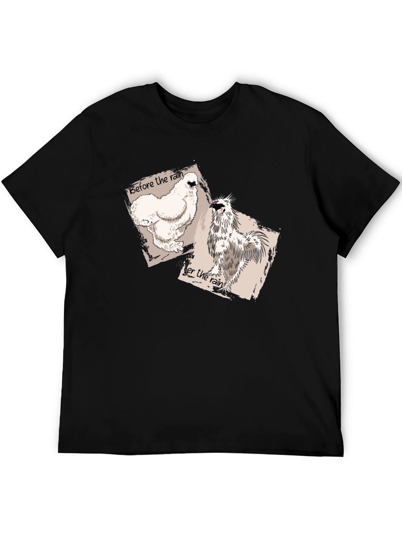Before & After the Rain Chicken Graphic Tee