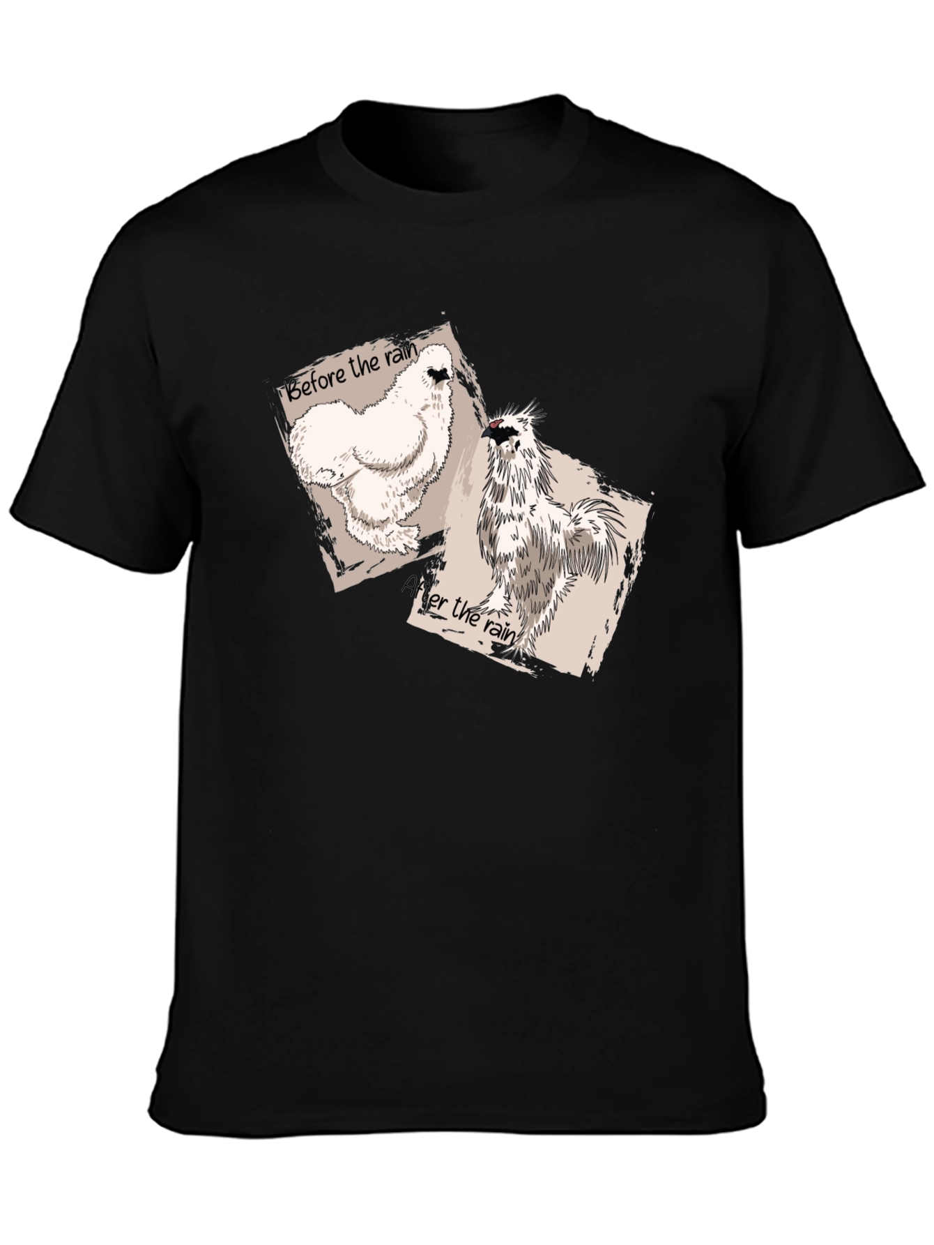 Before & After the Rain Chicken Graphic Tee