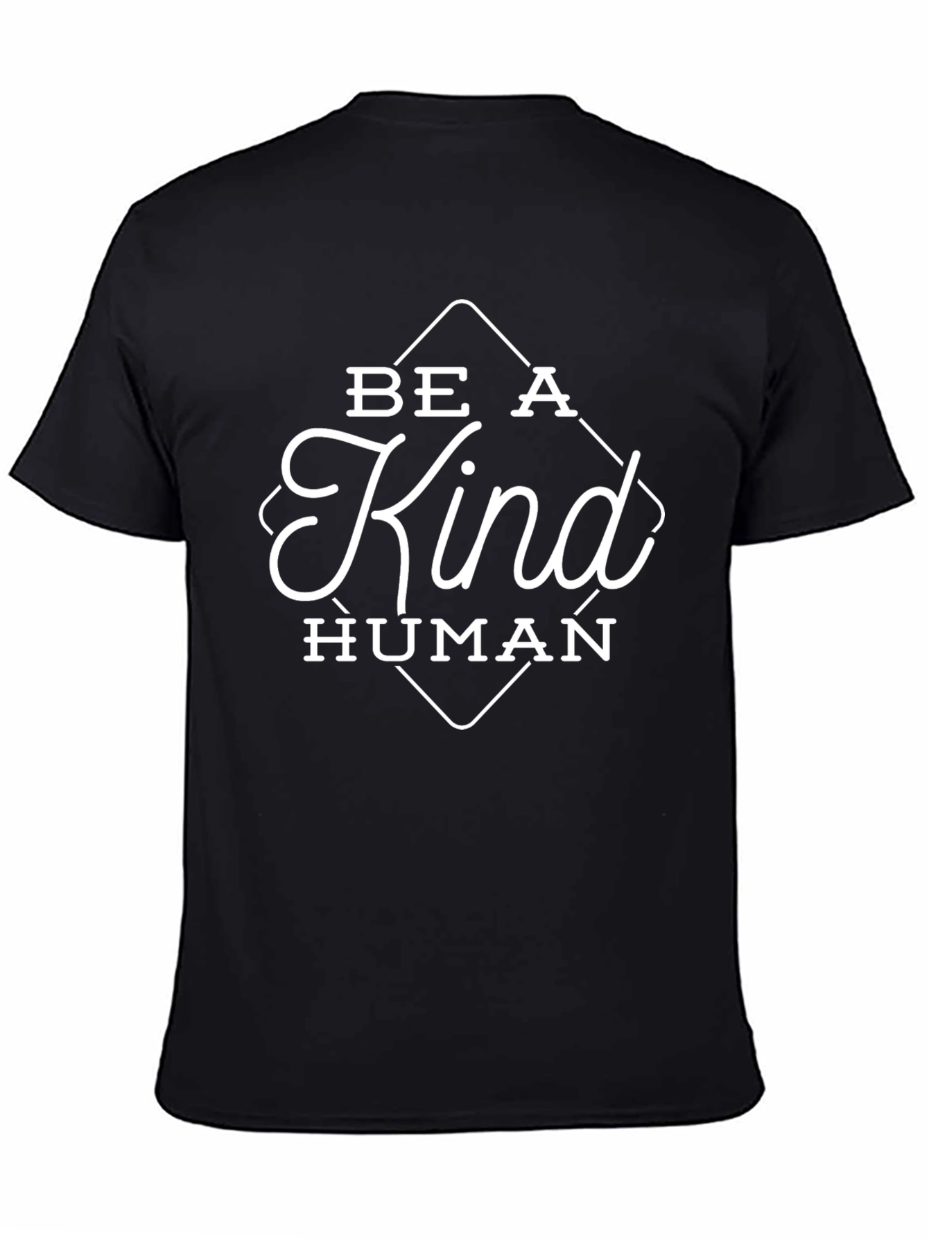 Be A Kind Human Black Graphic Tee