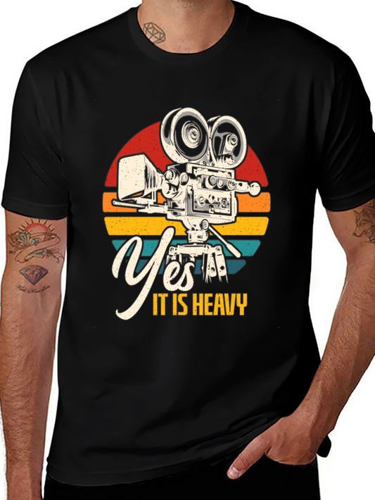 Vintage Camera T-Shirt - Yes It Is Heavy!