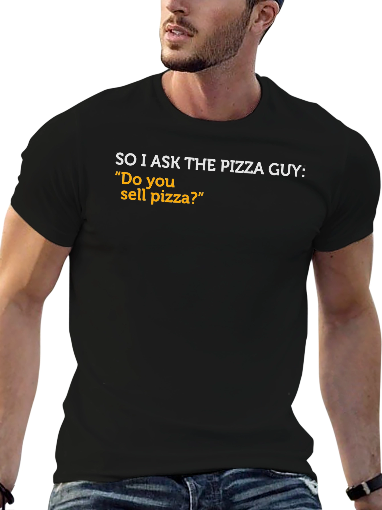 Funny Pizza Guy T-Shirt