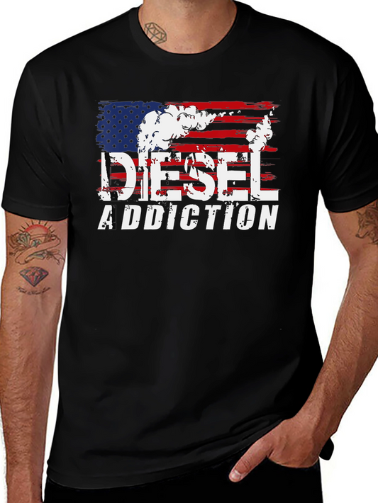 Diesel Addiction Patriotic Graphic T-Shirt