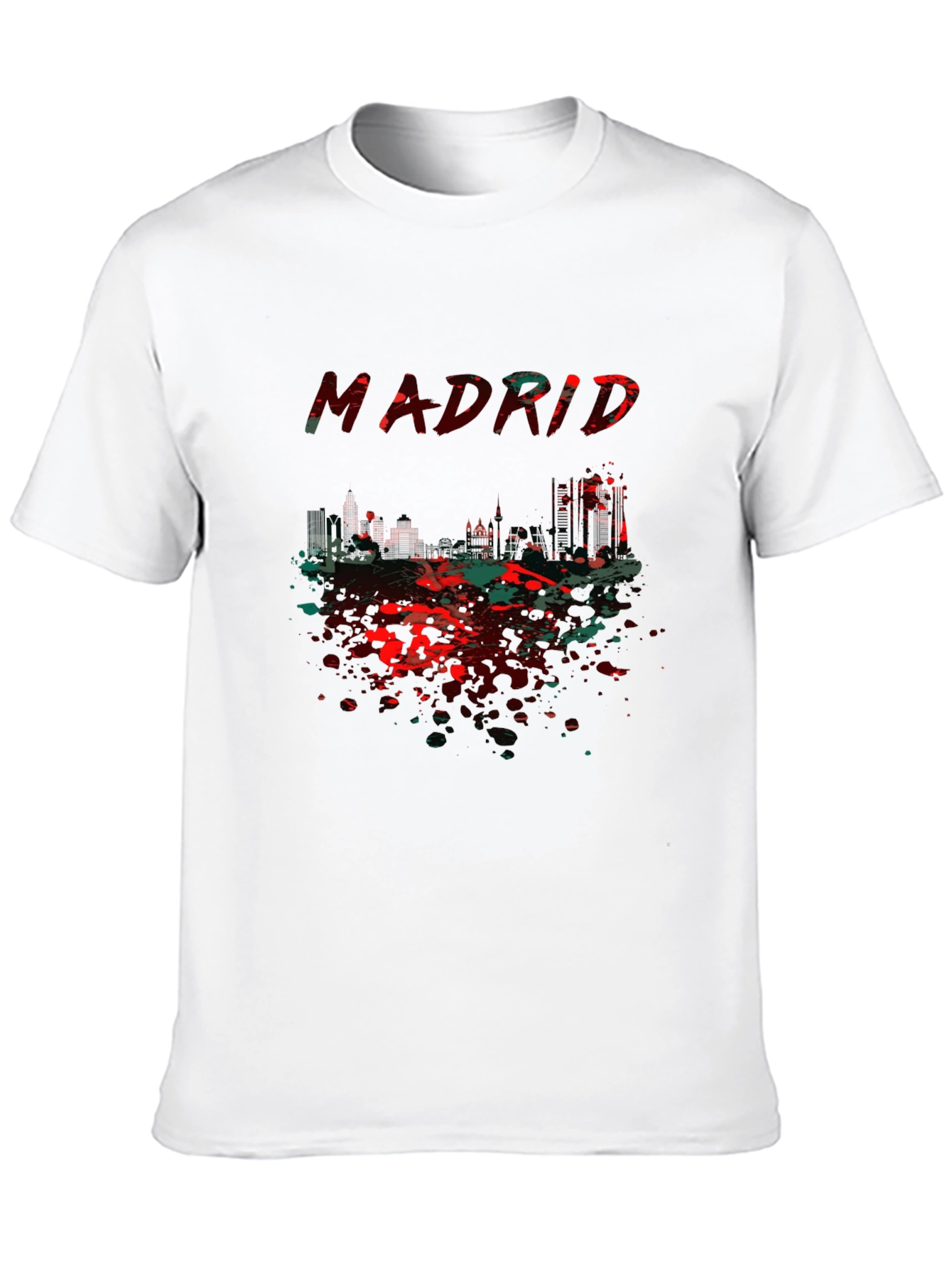 Madrid Graphic Tee - Mens Black T-Shirt