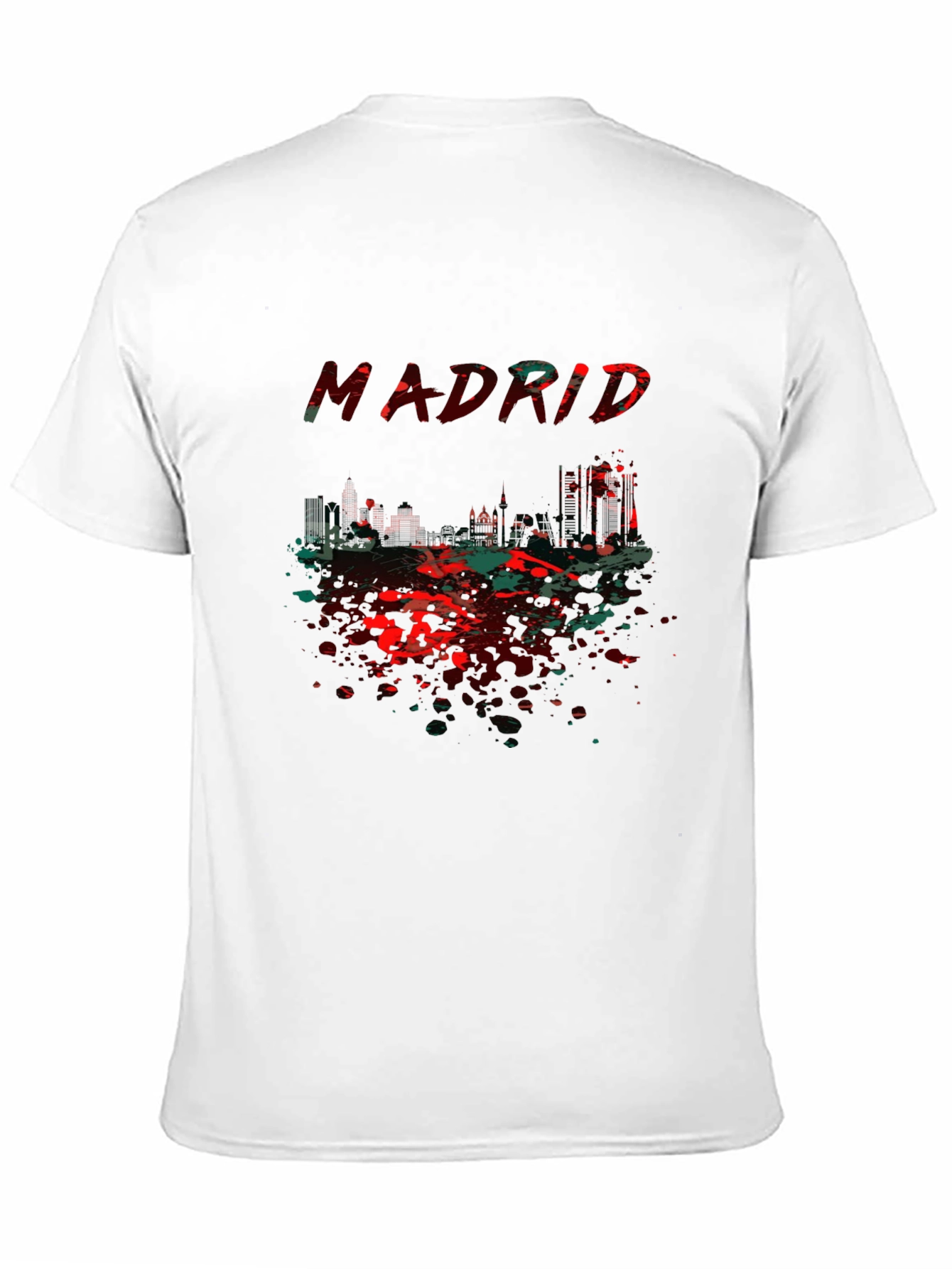 Madrid Graphic Tee - Mens Black T-Shirt