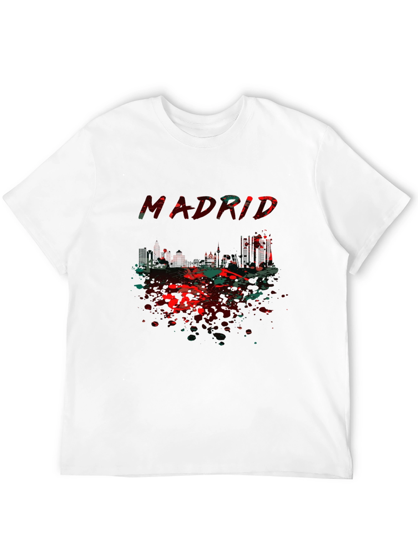 Madrid Graphic Tee - Mens Black T-Shirt