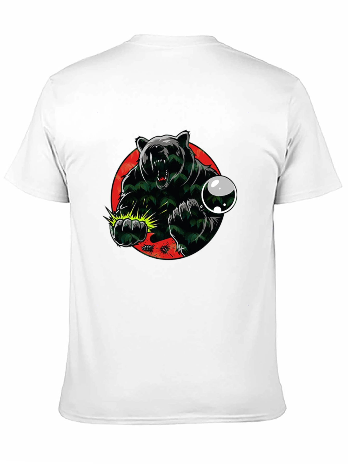 Mens Graphic Tee - Bear Attack Design