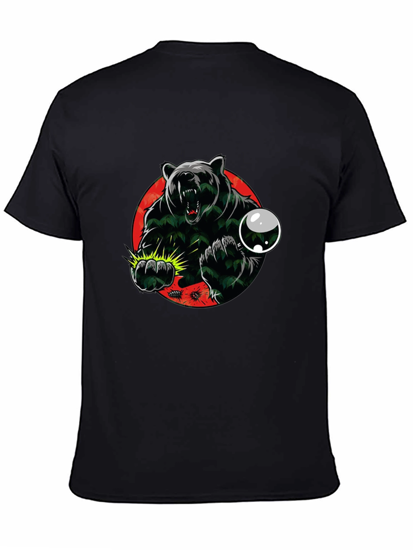 Mens Graphic Tee - Bear Attack Design