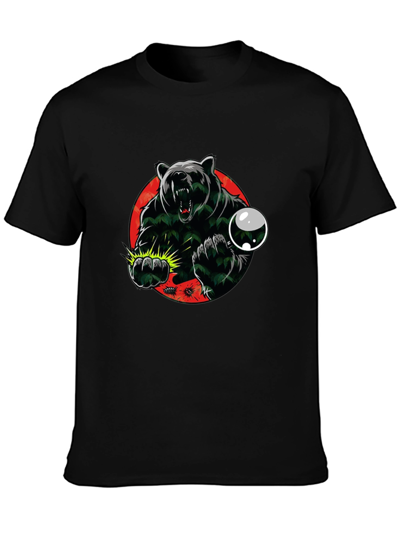 Mens Graphic Tee - Bear Attack Design