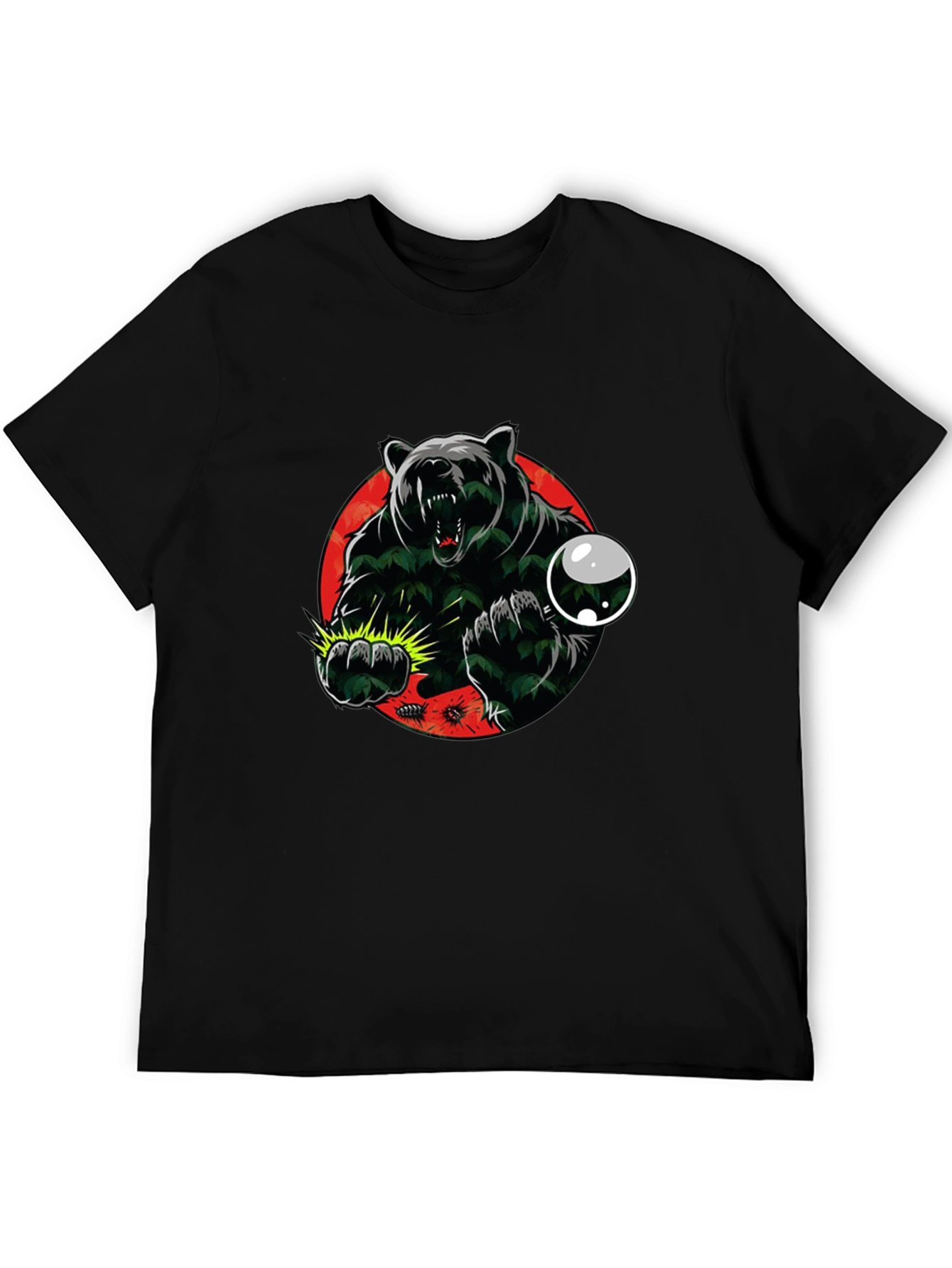 Mens Graphic Tee - Bear Attack Design