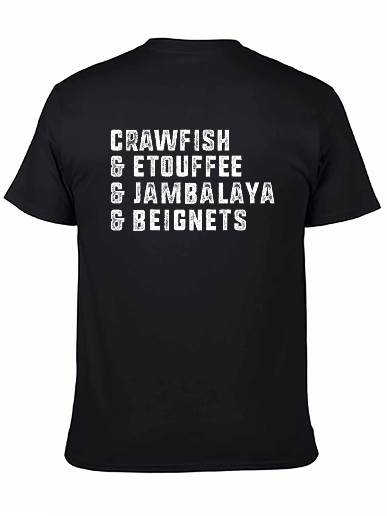 Crawfish Etouffee Jambalaya Beignets Graphic T-Shirt