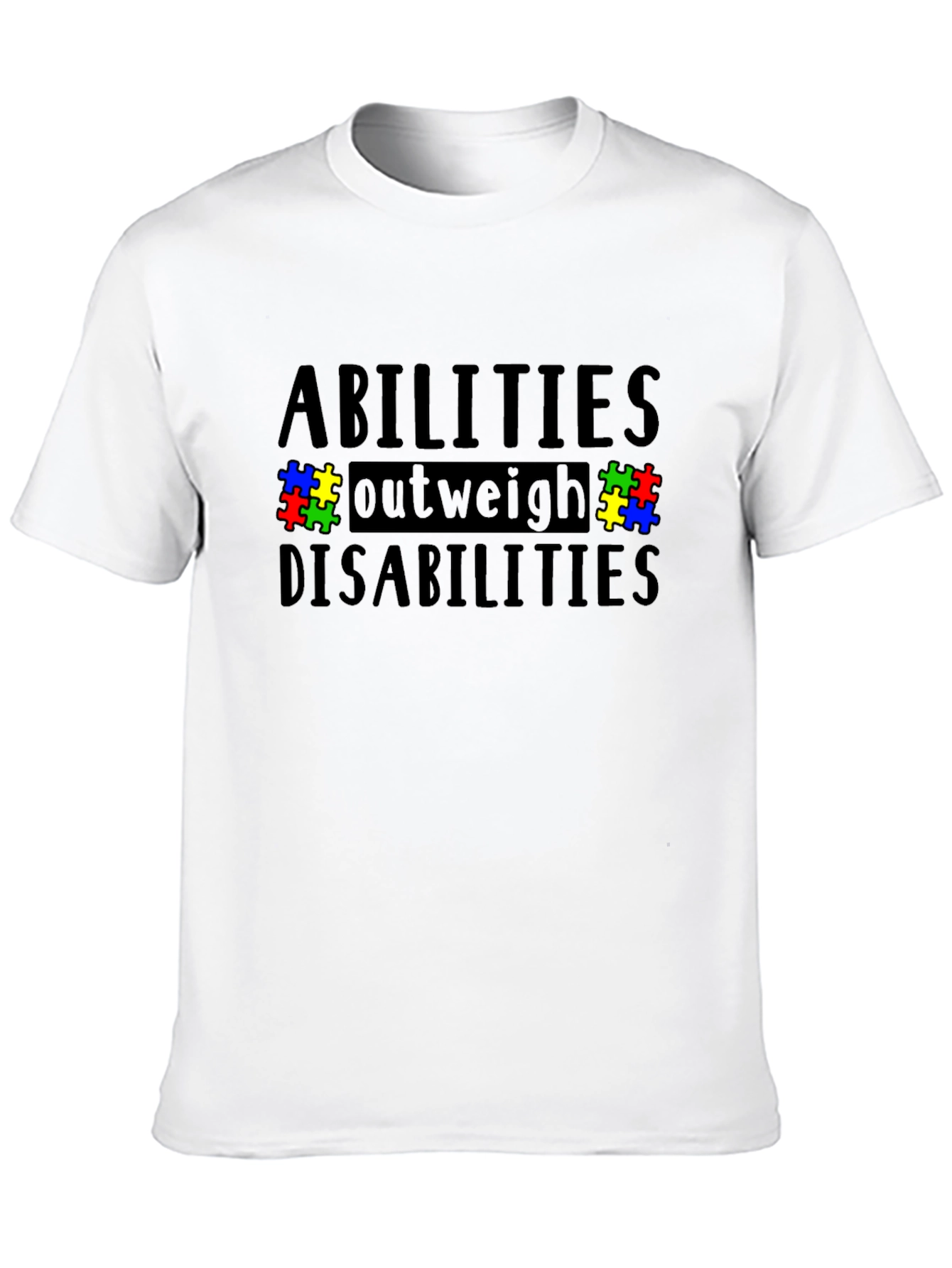 Abilities Outweigh Disabilities Awareness Tee