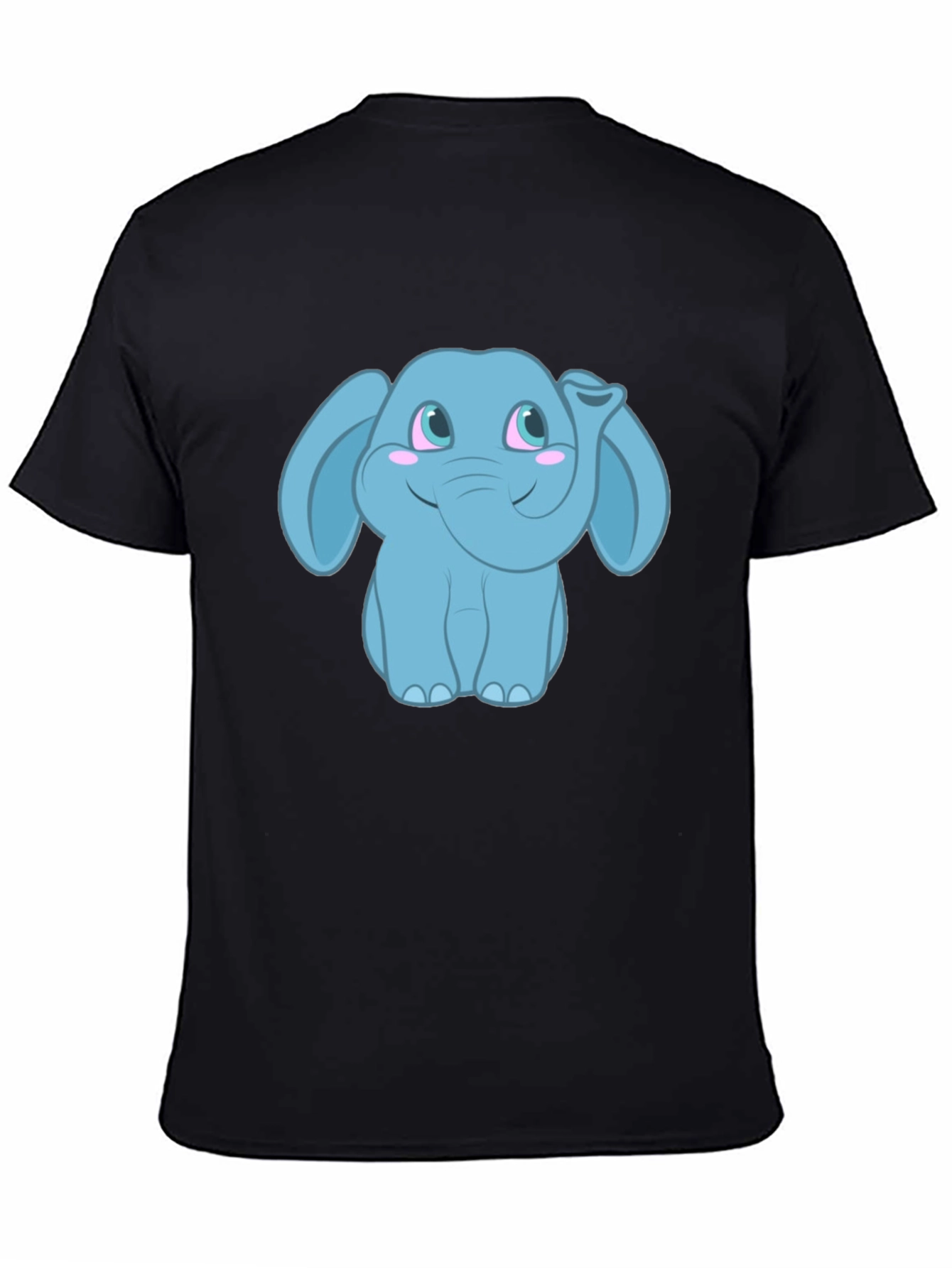 Cute Cartoon Elephant Graphic T-Shirt - Unisex