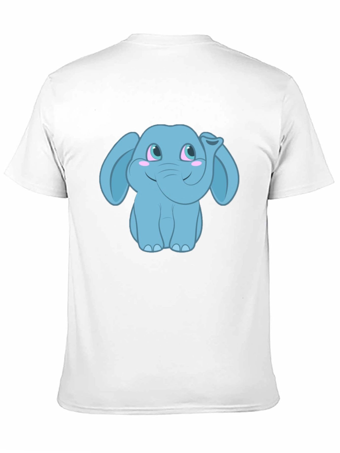 Cute Cartoon Elephant Graphic T-Shirt - Unisex
