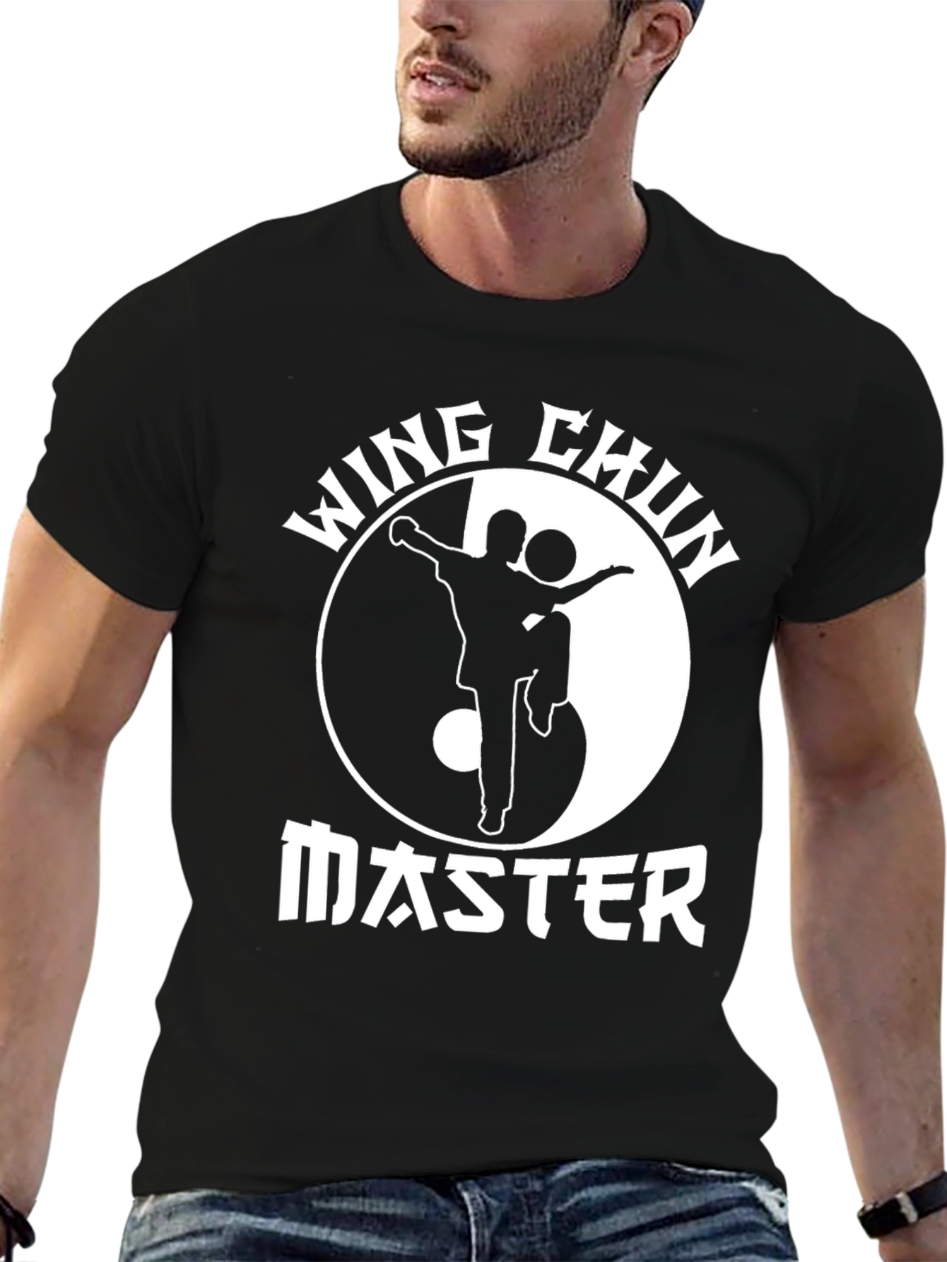 Wing Chun Master Yin Yang Graphic T-Shirt