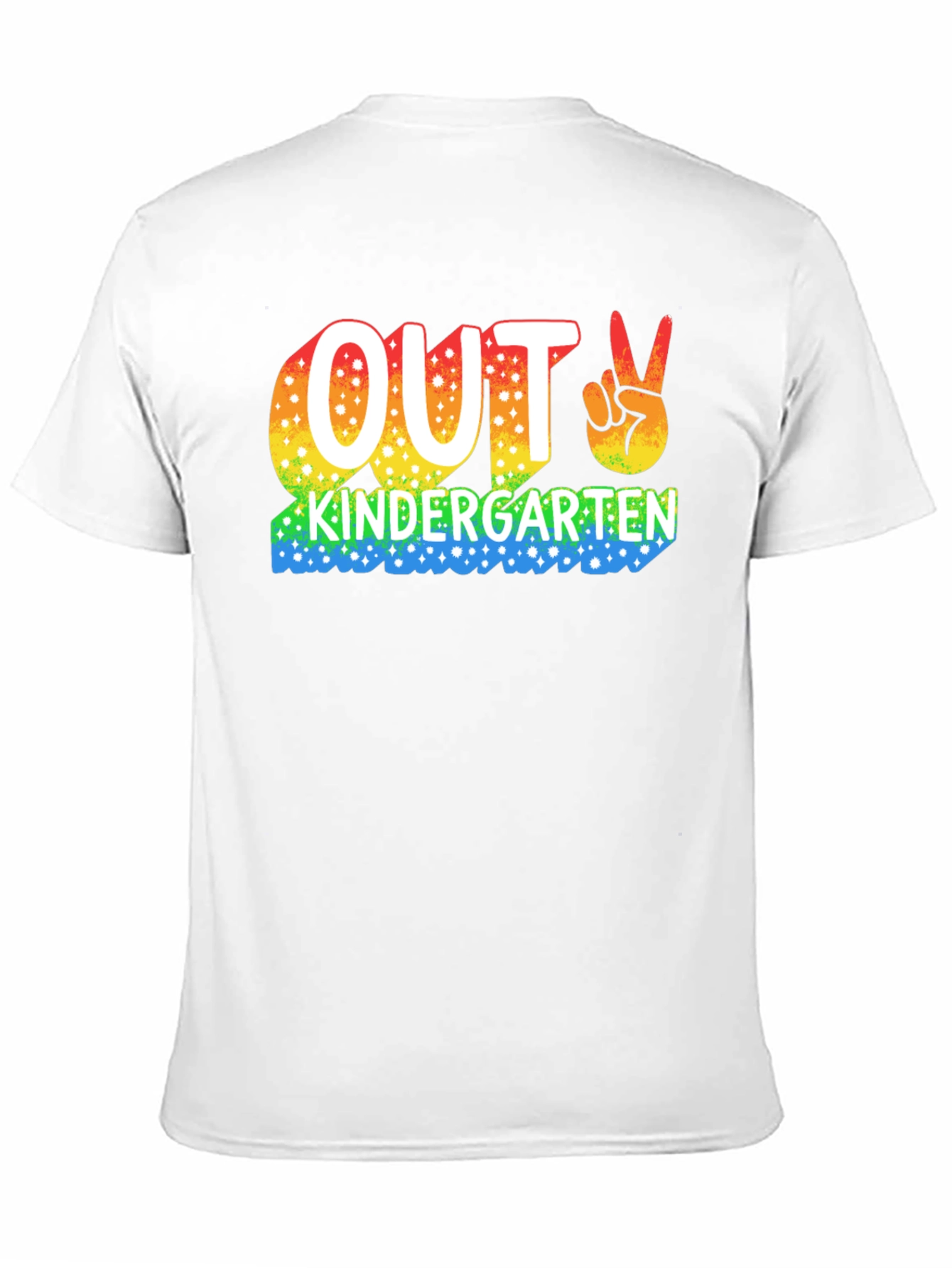 Out Kindergarten Rainbow T-Shirt