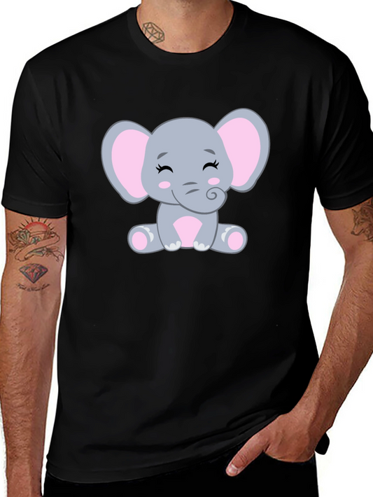 Cute Elephant Graphic Tee - Unisex T-Shirt
