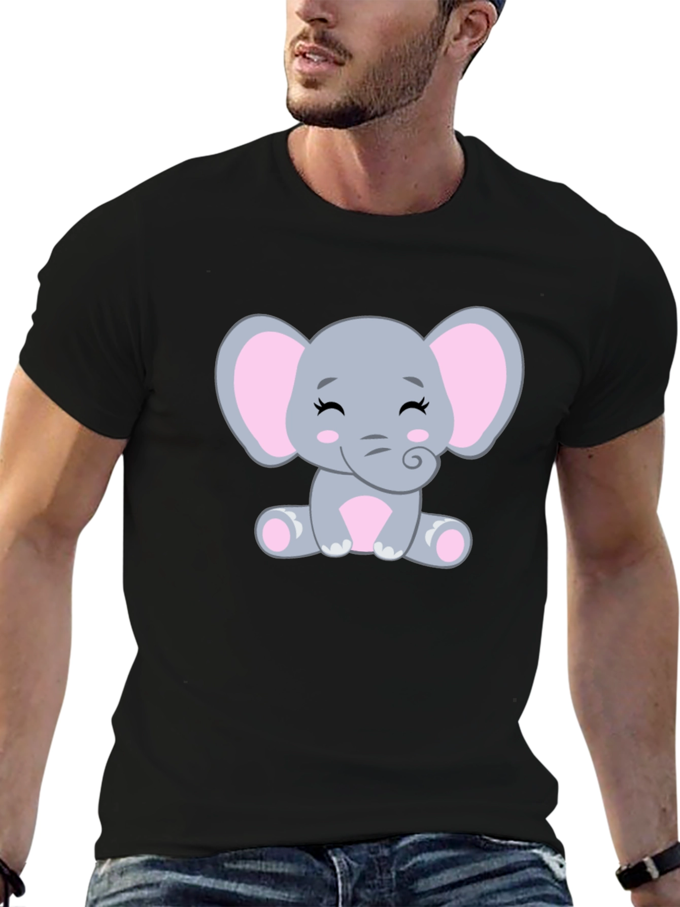 Cute Elephant Graphic Tee - Unisex T-Shirt