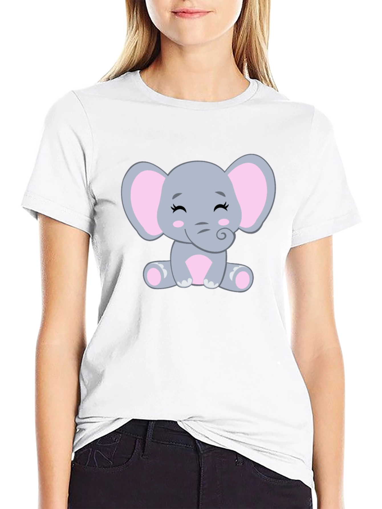 Cute Elephant Graphic Tee - Unisex T-Shirt