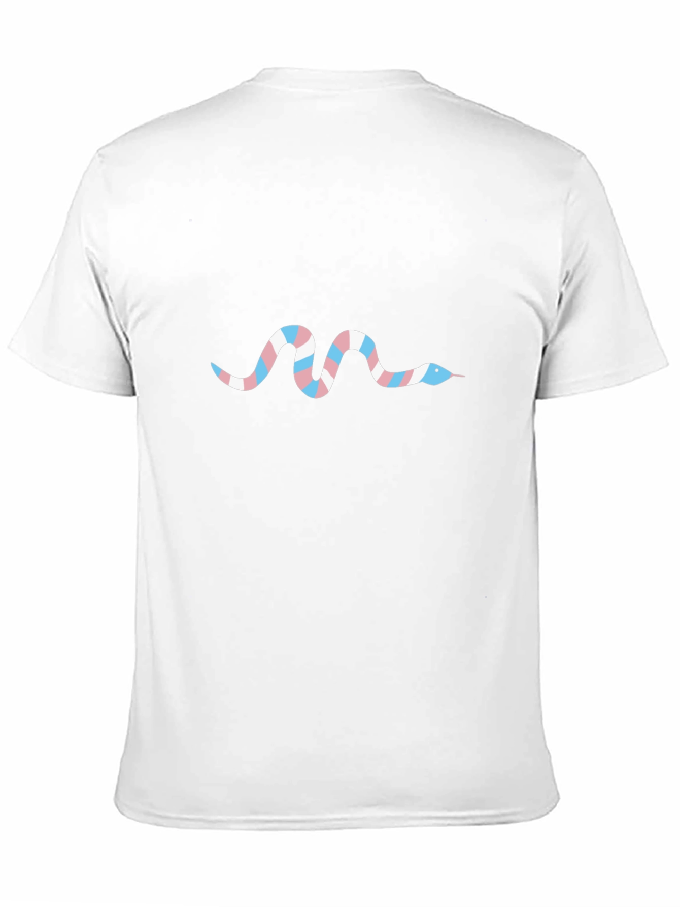 Transgender Pride Snake Black T-Shirt