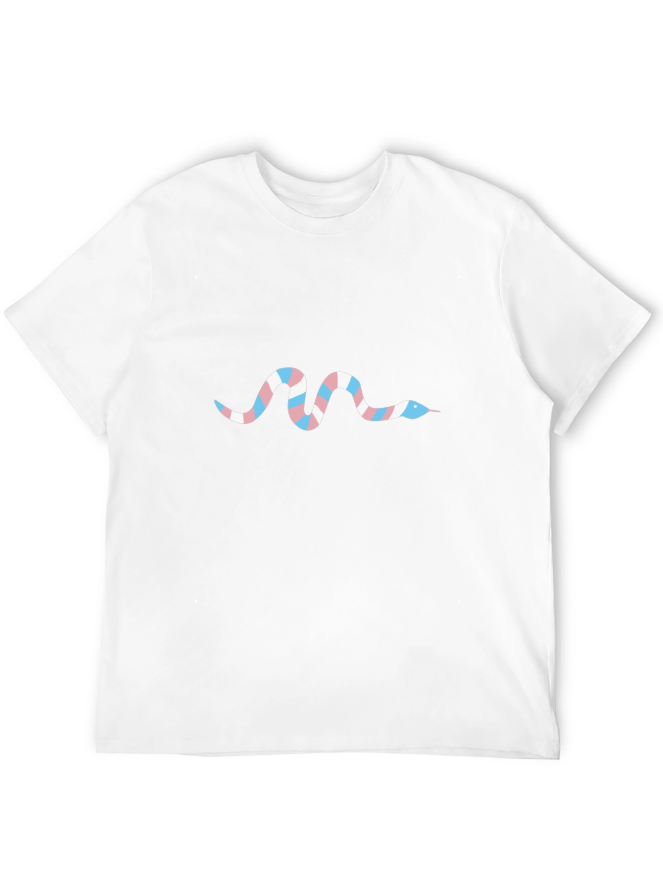 Transgender Pride Snake Black T-Shirt