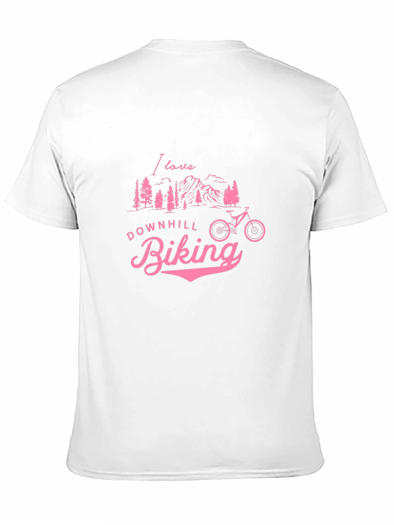 Downhill Biking Graphic T-Shirt for Mountain Bikers