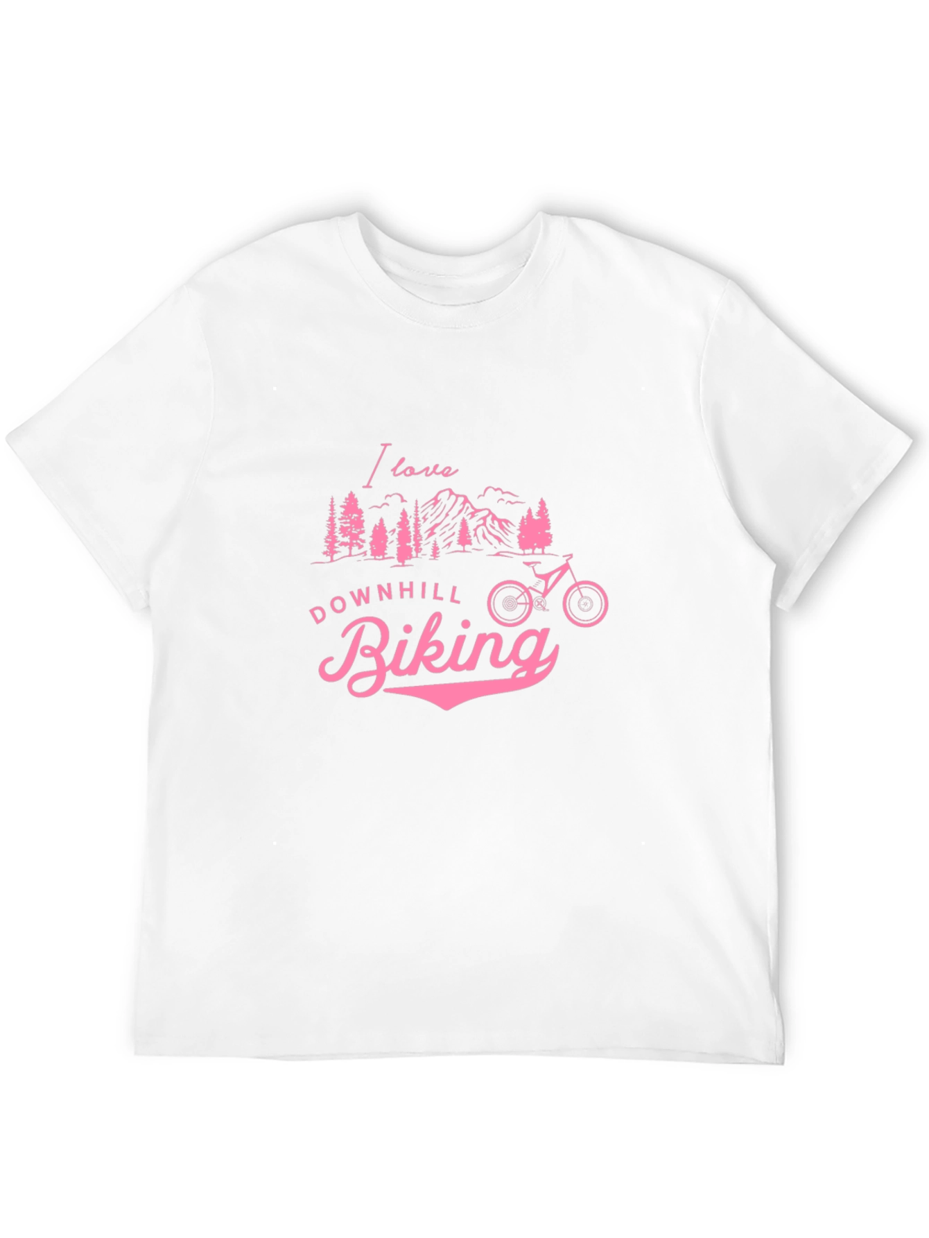 Downhill Biking Graphic T-Shirt for Mountain Bikers