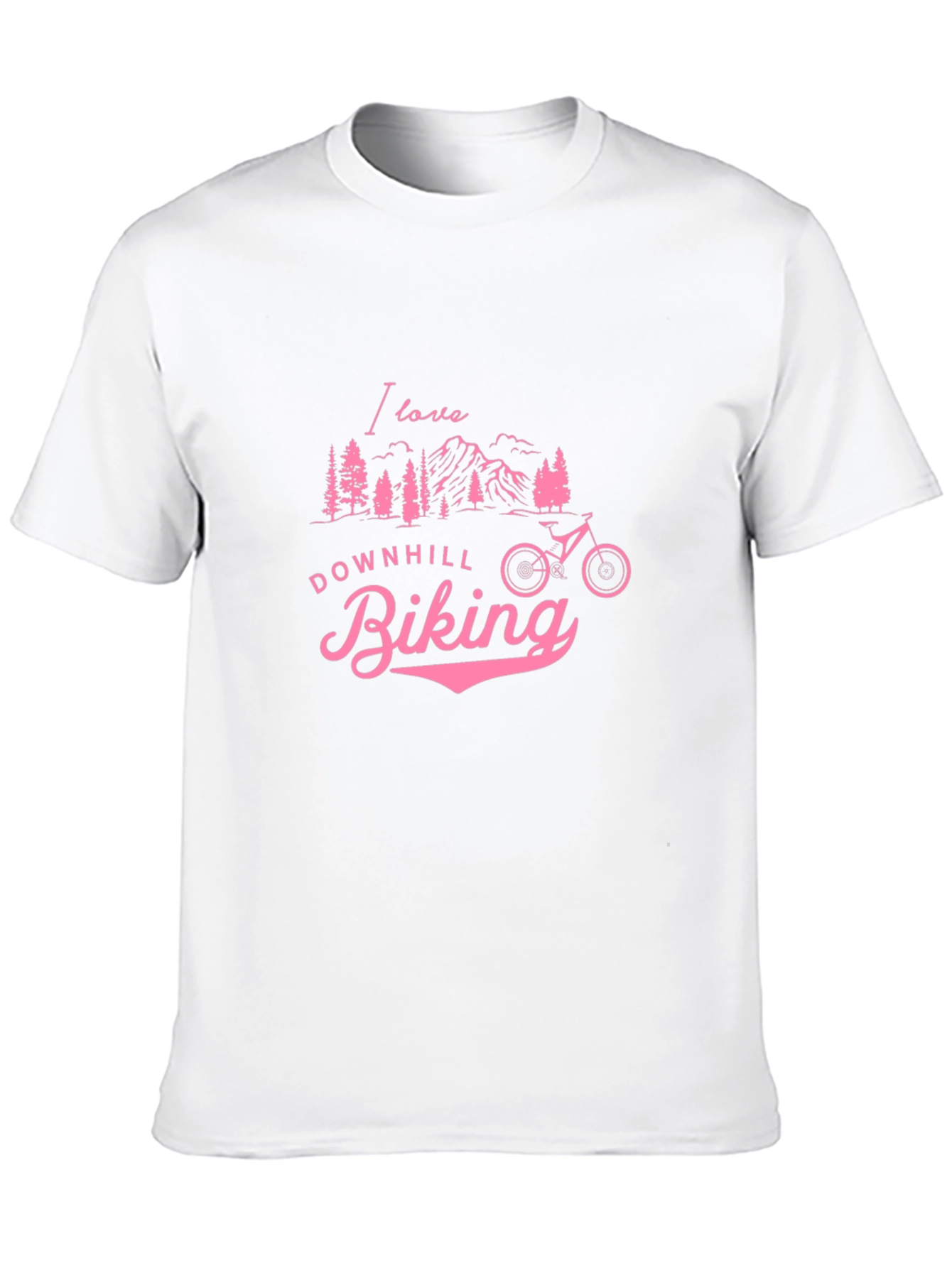 Downhill Biking Graphic T-Shirt for Mountain Bikers