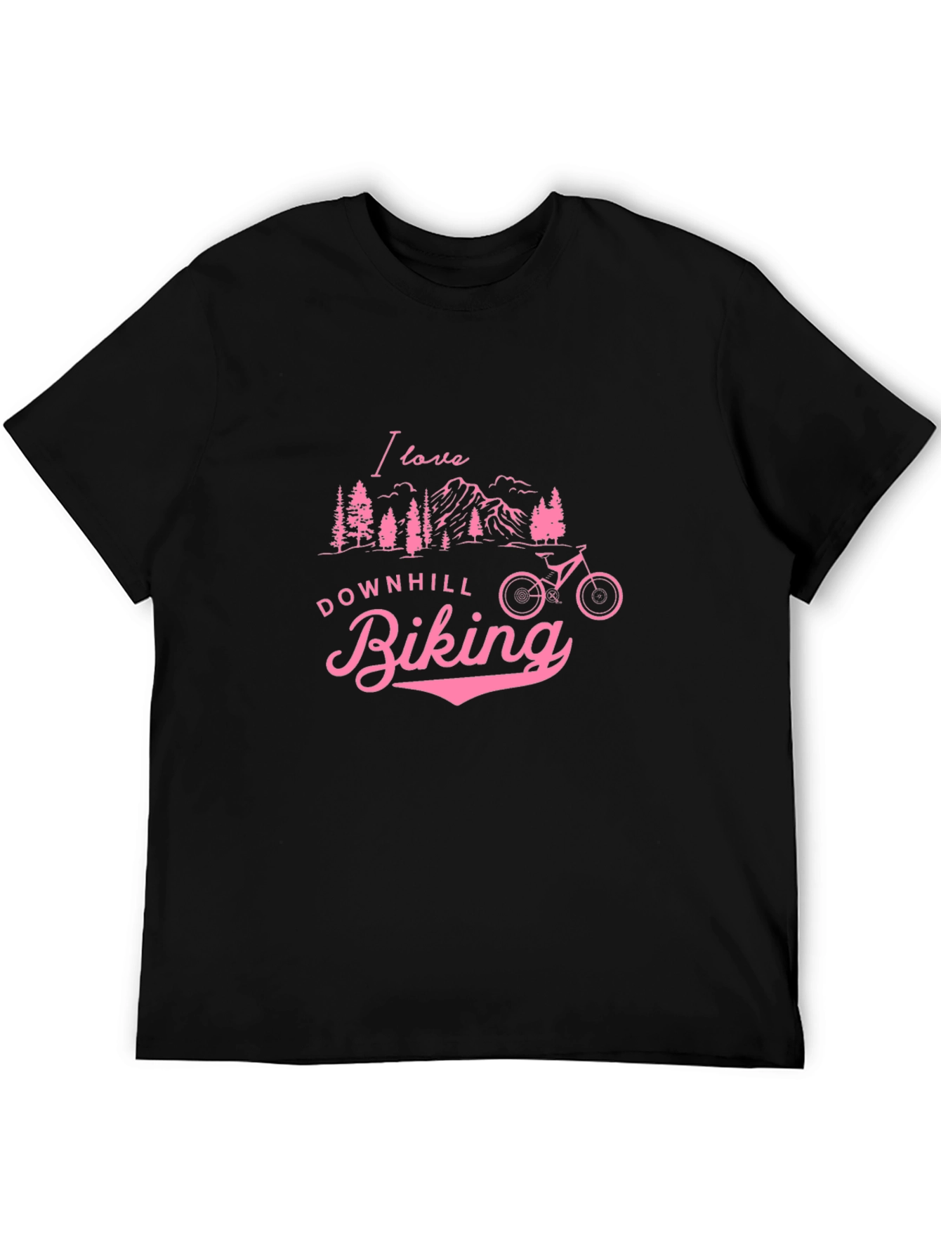 Downhill Biking Graphic T-Shirt for Mountain Bikers