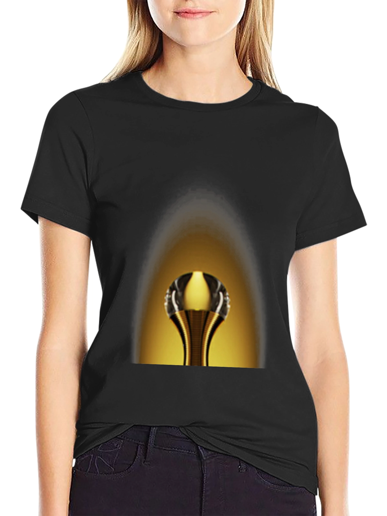 Golden Cobra Tee - Unique Graphic Print T-Shirt