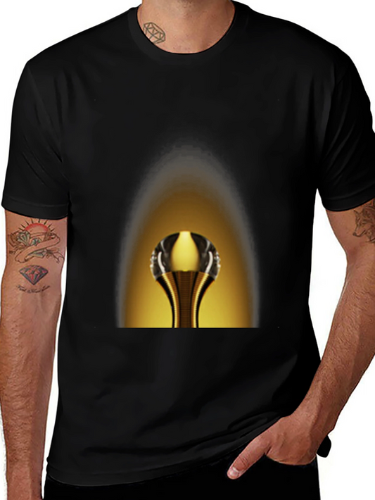 Golden Cobra Tee - Unique Graphic Print T-Shirt