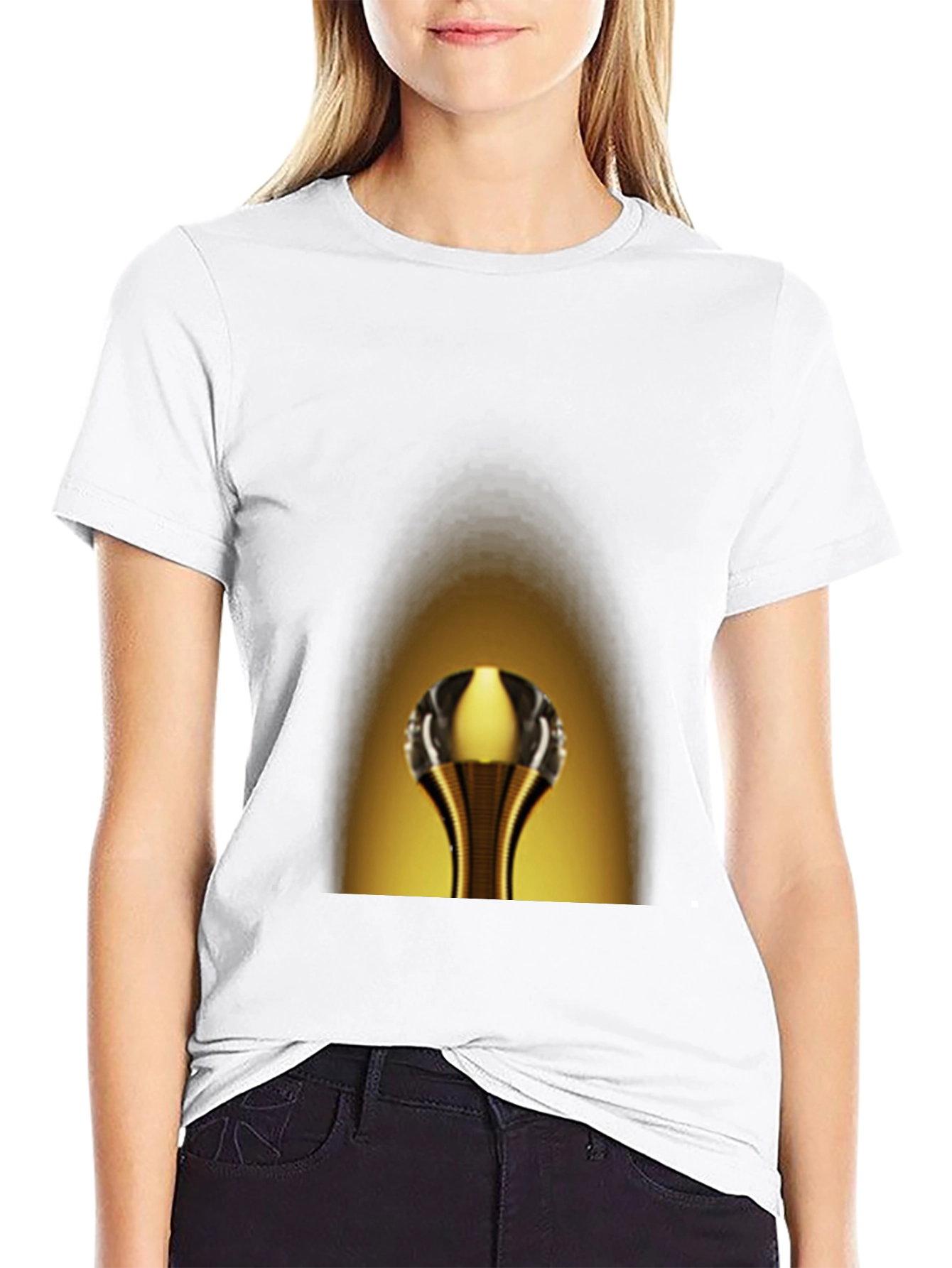 Golden Cobra Tee - Unique Graphic Print T-Shirt