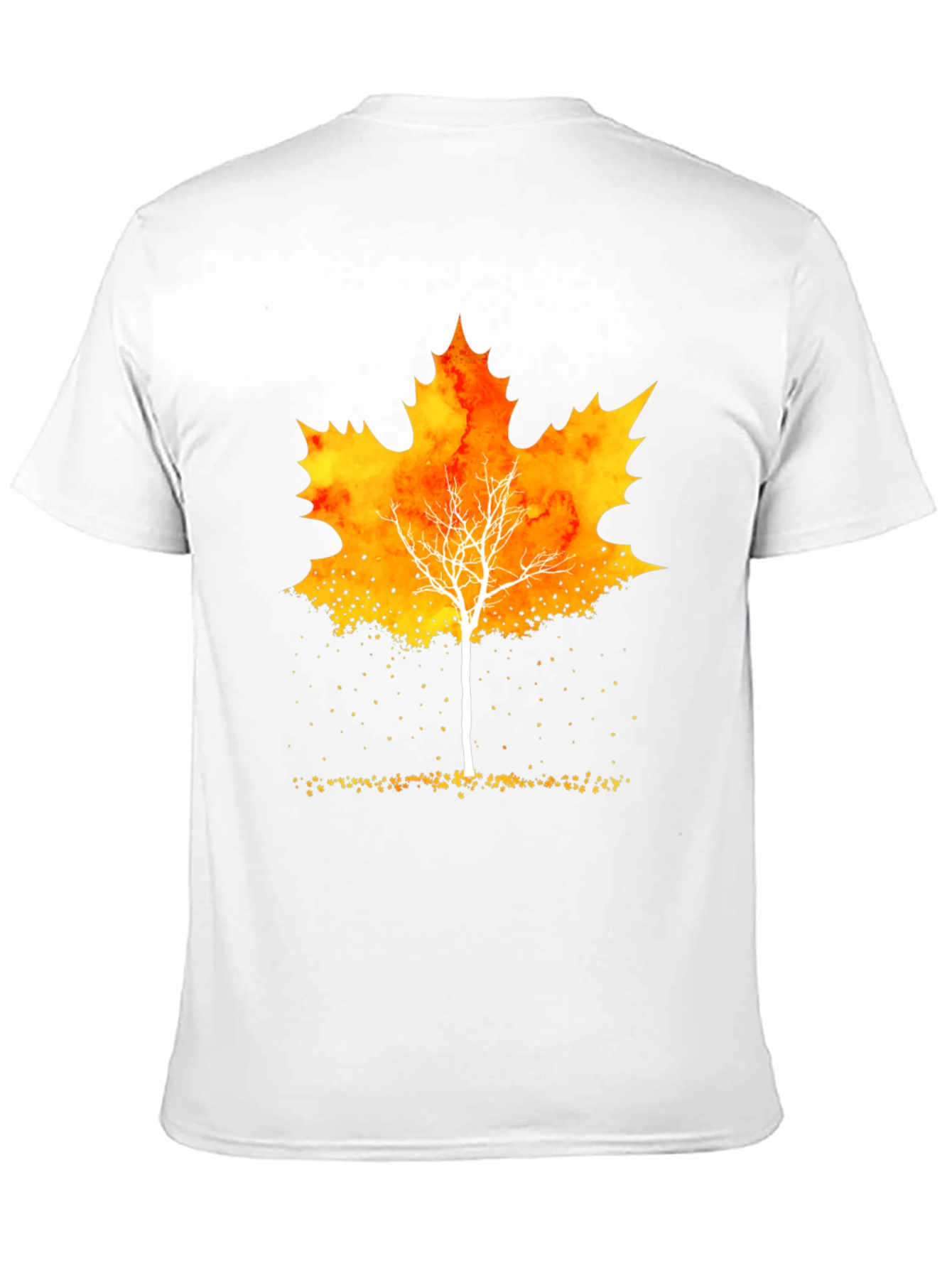 Autumn Leaf Tree Graphic Tee - Stylish Fall Apparel