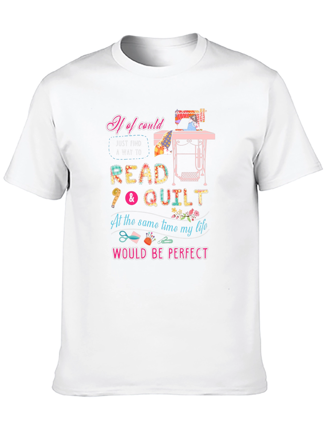 Read and Quilt T-Shirt - Perfect for Quilters