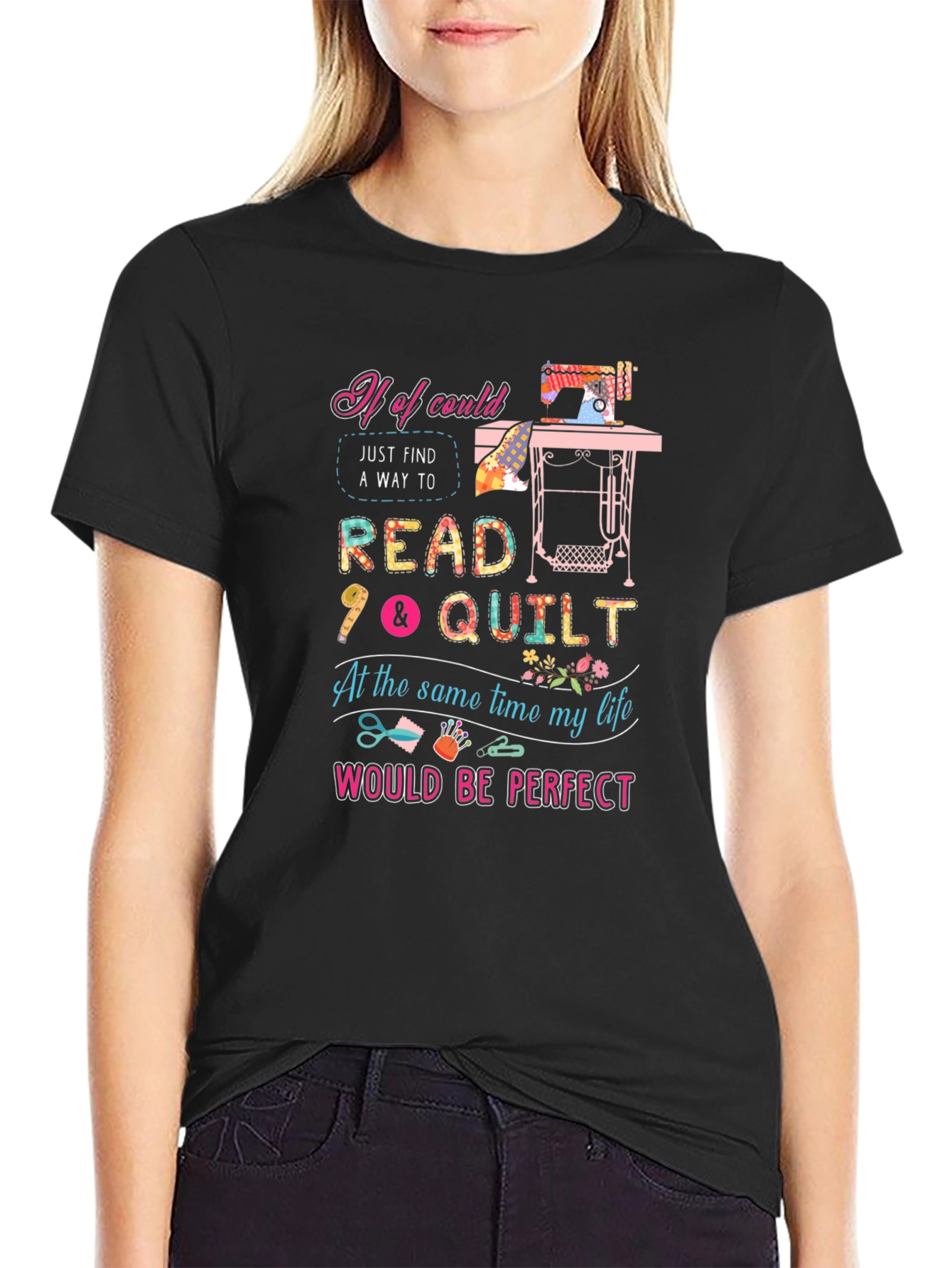 Read and Quilt T-Shirt - Perfect for Quilters