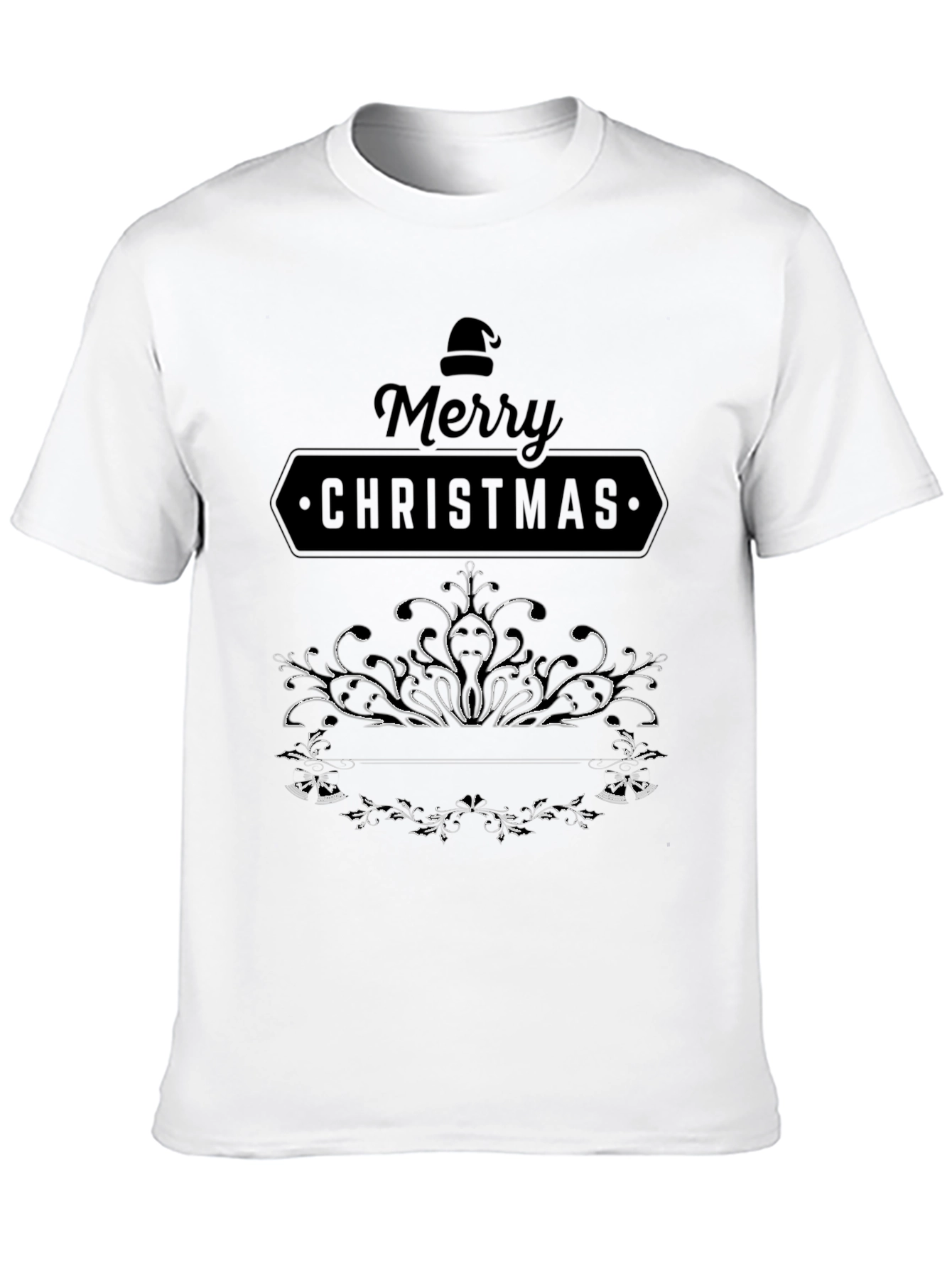 Festive Merry Christmas Graphic Tee - Holiday Style