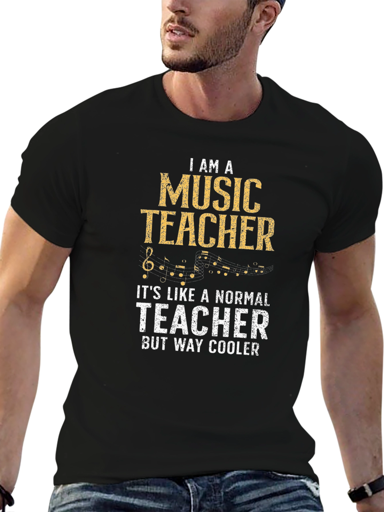 Music Teacher T-Shirt - Normal Teacher But Cooler!
