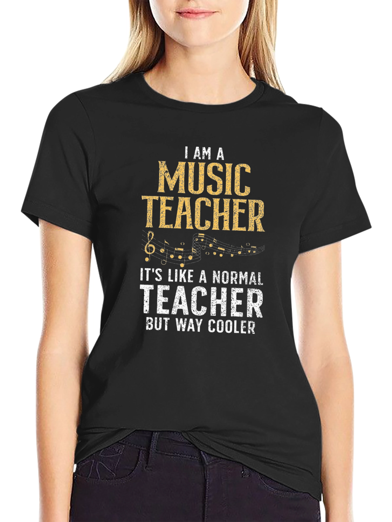 Music Teacher T-Shirt - Normal Teacher But Cooler!